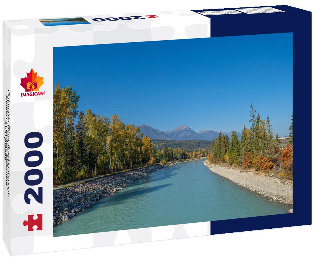 Columbia River flowing through Golden in British Columbia 2000pc Puzzle