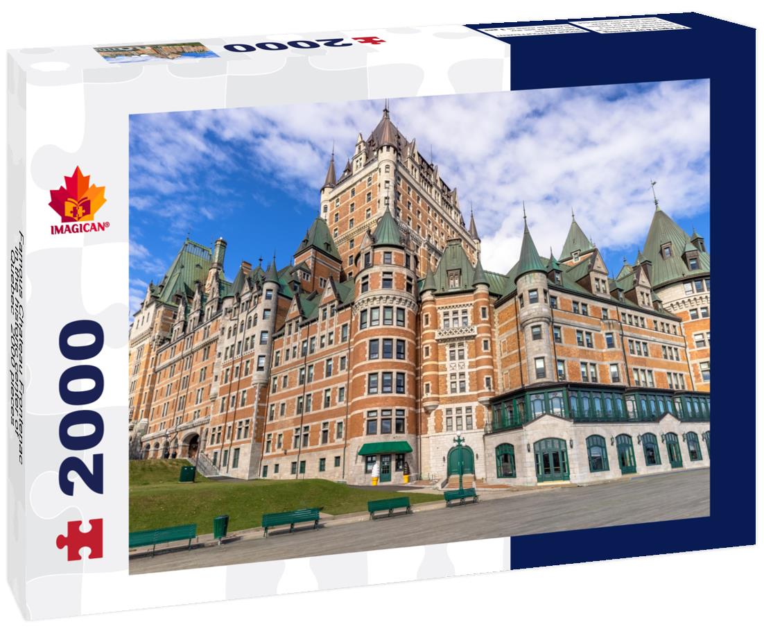 Famous Chateau Frontenac in the historic center of Quebec 2000pc Puzzle