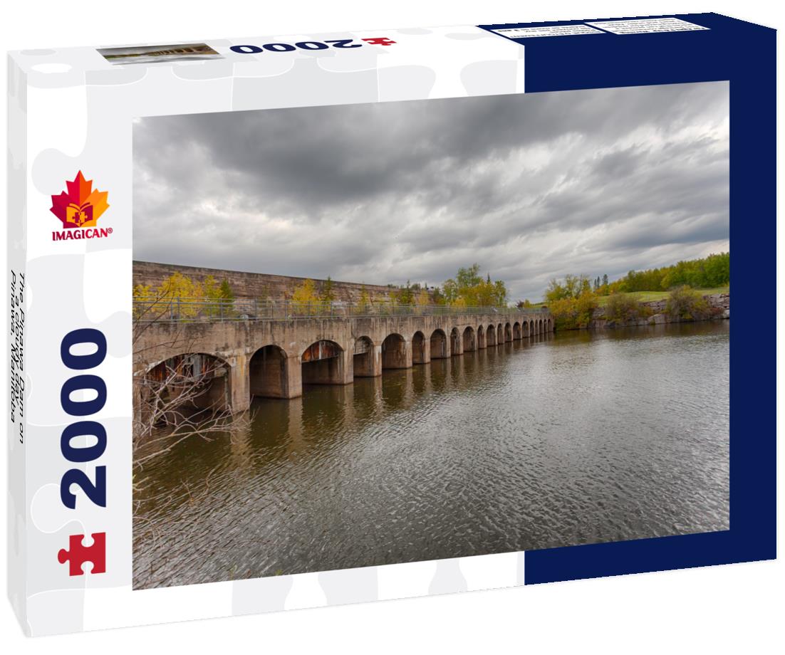 The Pinawa Dam on a cloudy day - Pinawa, Manitoba / Canada 2000pc Puzzle