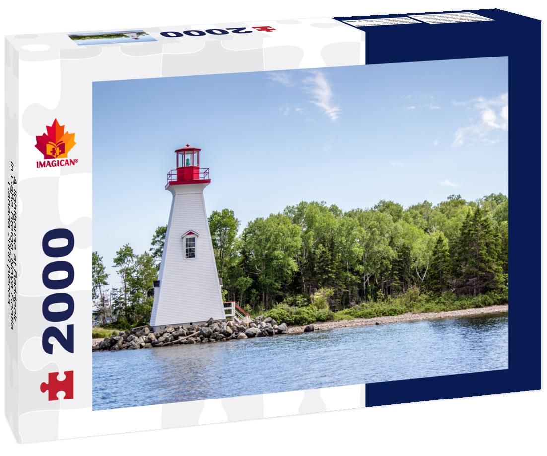 A lighthouse at Baddeck in Cape Breton, Nova Scotia, Canada 2000pc Puzzle
