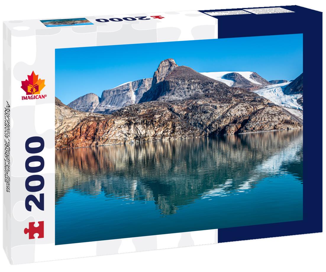 Mountain reflection, Sam Ford Fjord, Arctic Canada, Nunavut 2000pc Puzzle