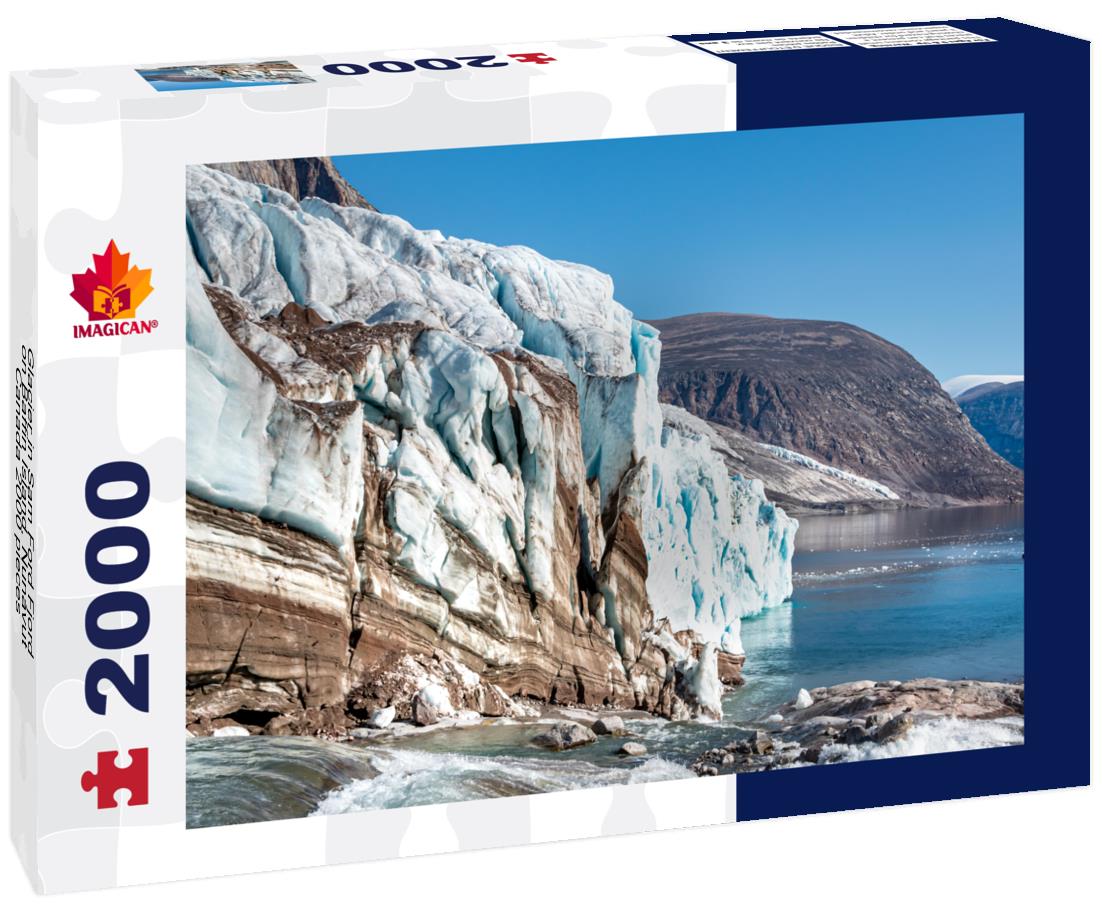 Glacier in Sam Ford Fjord on Baffin Island, Nunavut, Canada 2000pc Puzzle