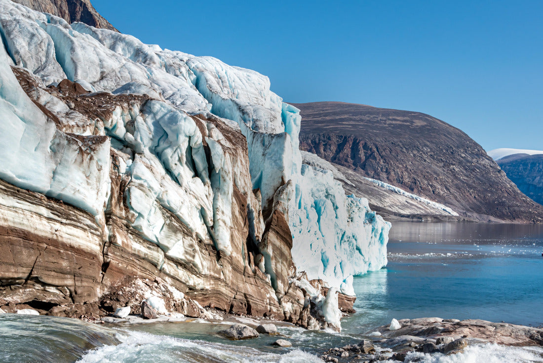 Glacier in Sam Ford Fjord on Baffin Island, Nunavut, Canada 2000pc Puzzle