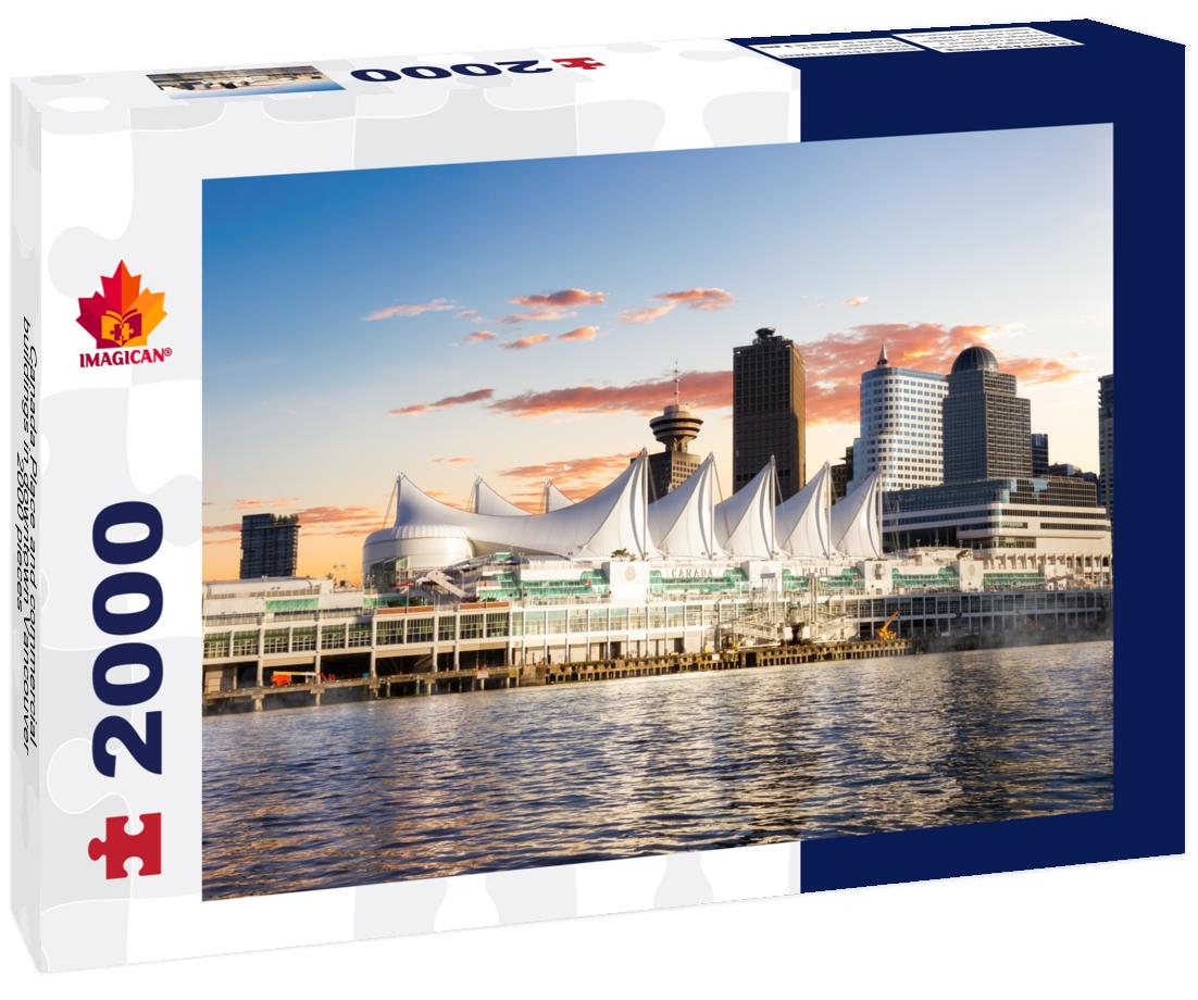 Canada Place and commercial buildings in downtown Vancouver 2000pc Puzzle