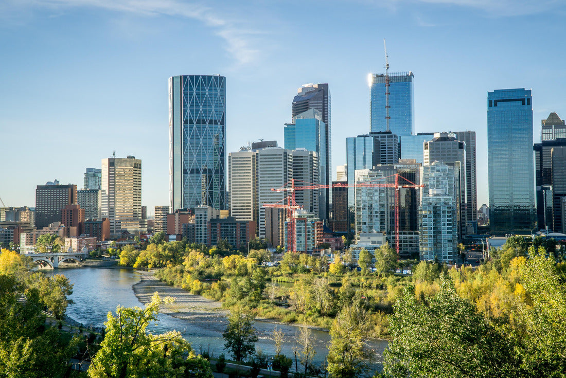 Downtown Calgary skyline on a summer morning, Alberta, Canada 2000pc Puzzle