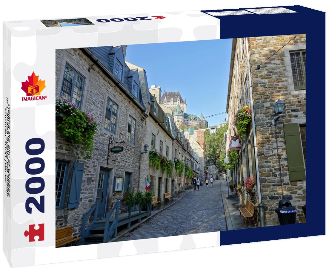 ImagiCan Jigsaw Puzzle Visiting the city of Quebec in Canada during the Indian summer 2000 pieces
