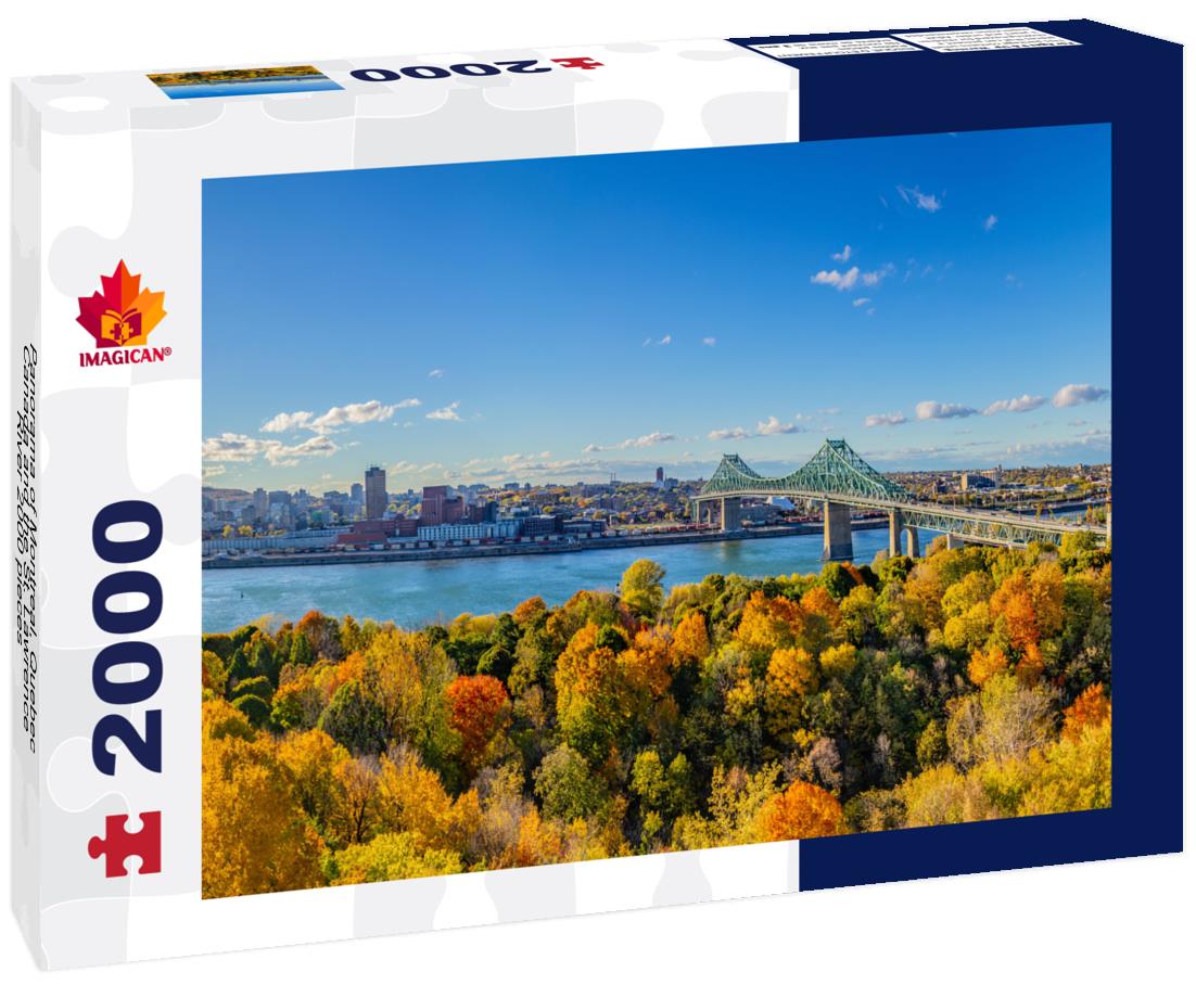 ImagiCan Jigsaw Puzzle Panorama of Montreal, Quebec, Canada and the St. Lawrence River 2000 pieces