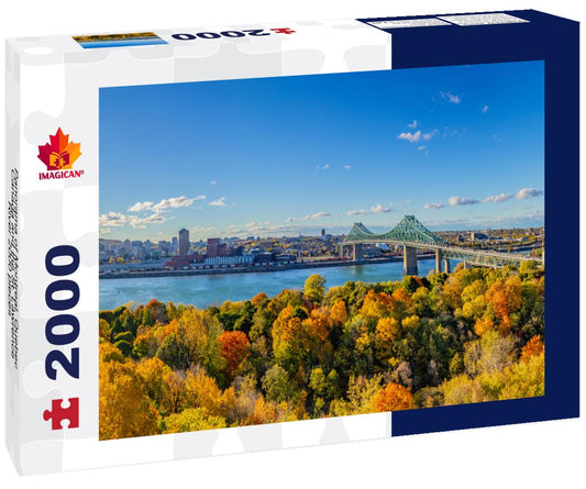 ImagiCan Jigsaw Puzzle Panorama of Montreal, Quebec, Canada and the St. Lawrence River 2000 pieces