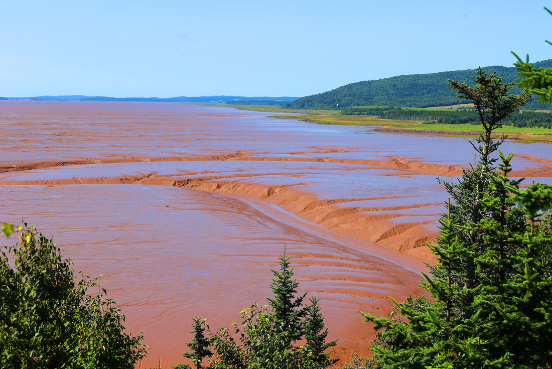 Coast at the Bay of Fundy in New Brunswick in Canada at low tide 2000pc Puzzle