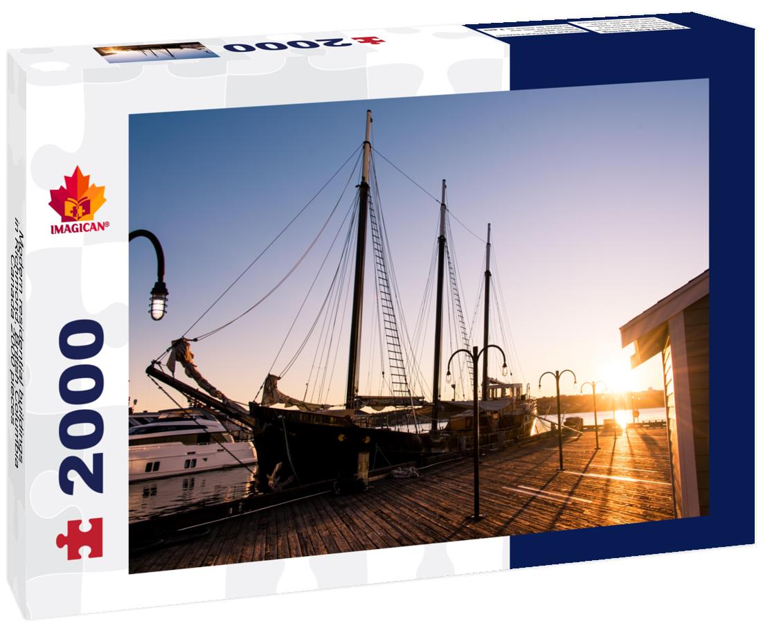 Modern residential buildings in Richmond, British Columbia, Canada 2000pc Puzzle