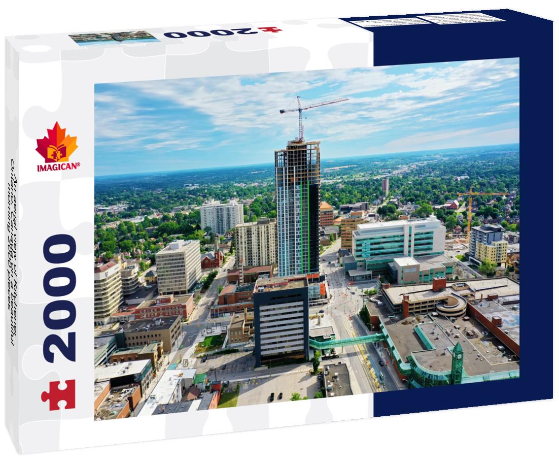 An aerial view of Kitchener, Ontario, Canada on a beautiful morning 2000pc Puzzle