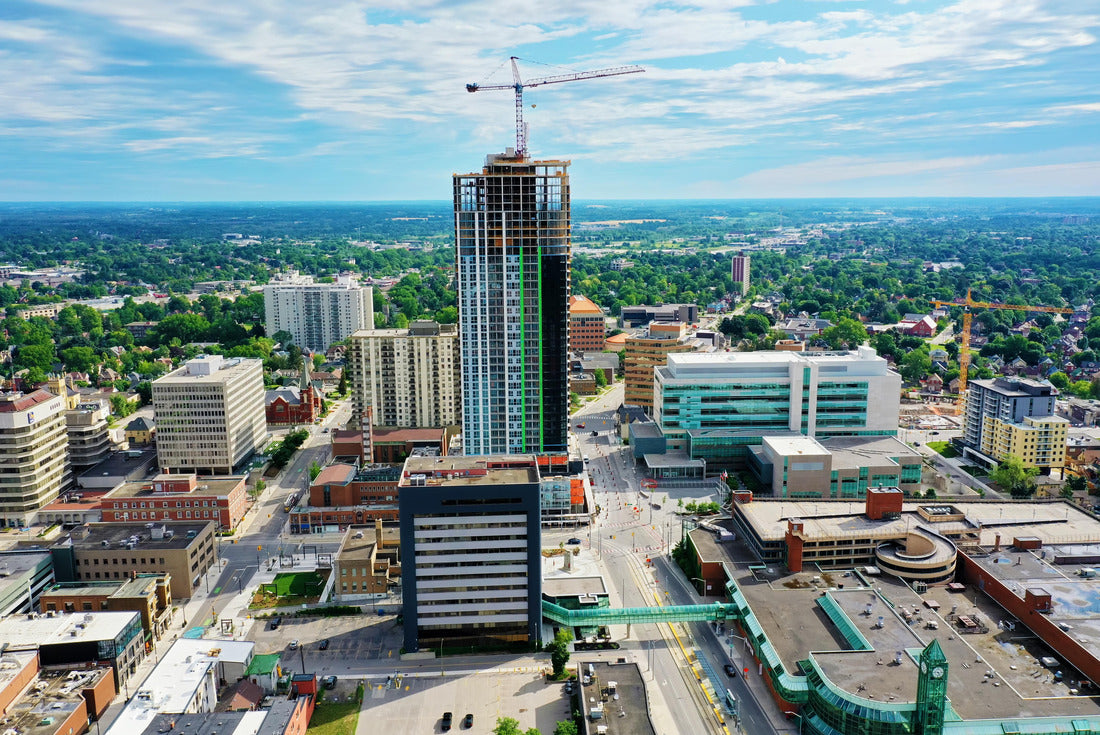 An aerial view of Kitchener, Ontario, Canada on a beautiful morning 2000pc Puzzle