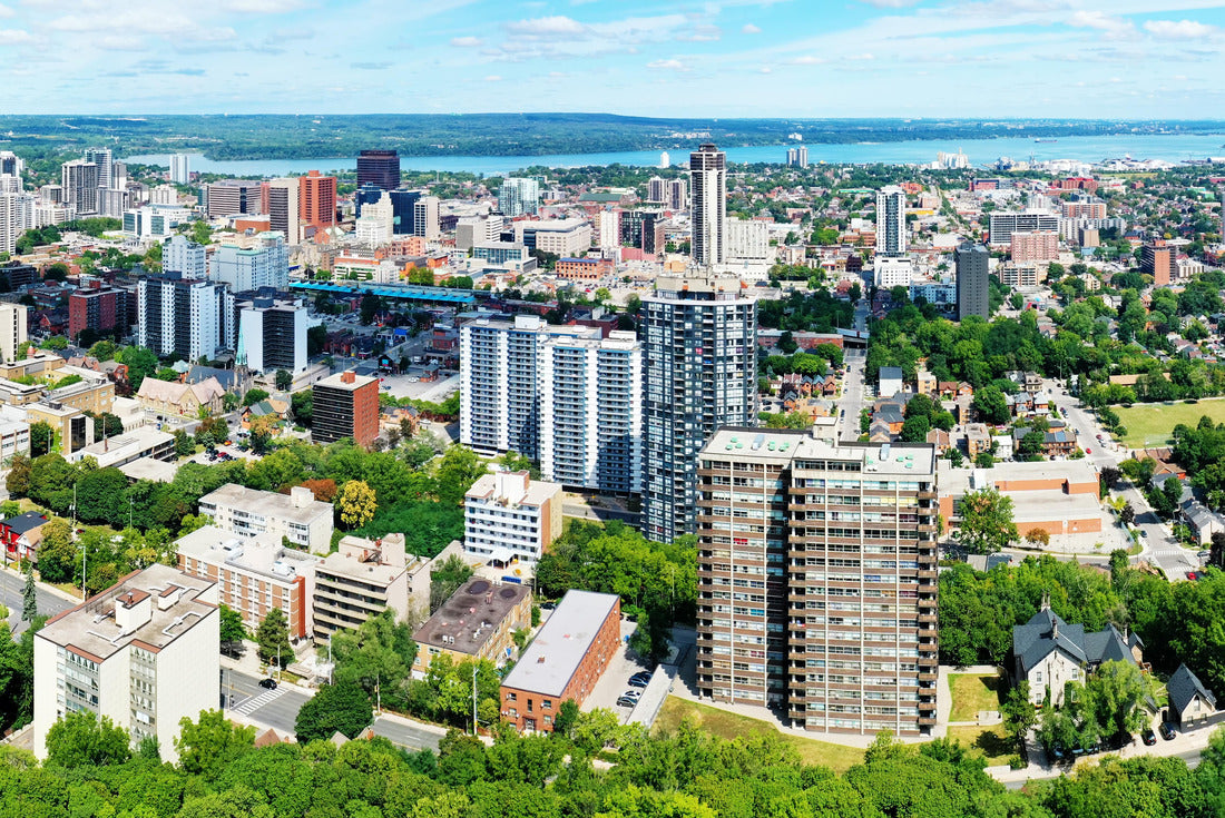 An Aerial scene from Hamilton, Ontario, Canada in late summer 2000pc Puzzle