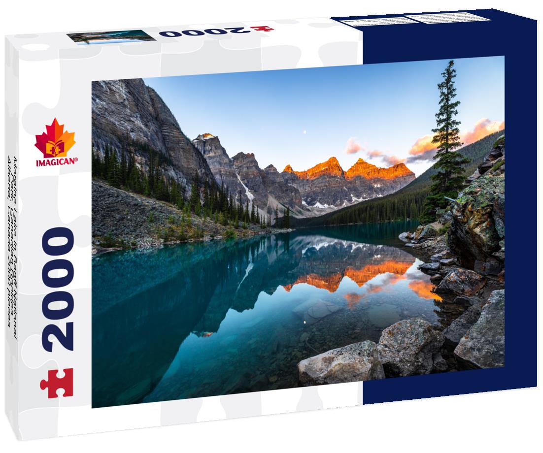 ImagiCan Jigsaw Puzzle Moraine Lake in Banff National Park, Canadian Rockies, Alberta, Canada 2000 pieces