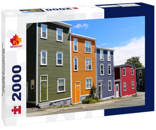 ImagiCan Jigsaw Puzzle Old architecture at dusk on the street in Old Montreal, Canada panorama 2000 pieces