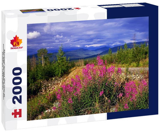 ImagiCan Jigsaw Puzzle Montreal across the river at sunset with city lights and urban buildings 2000 pieces