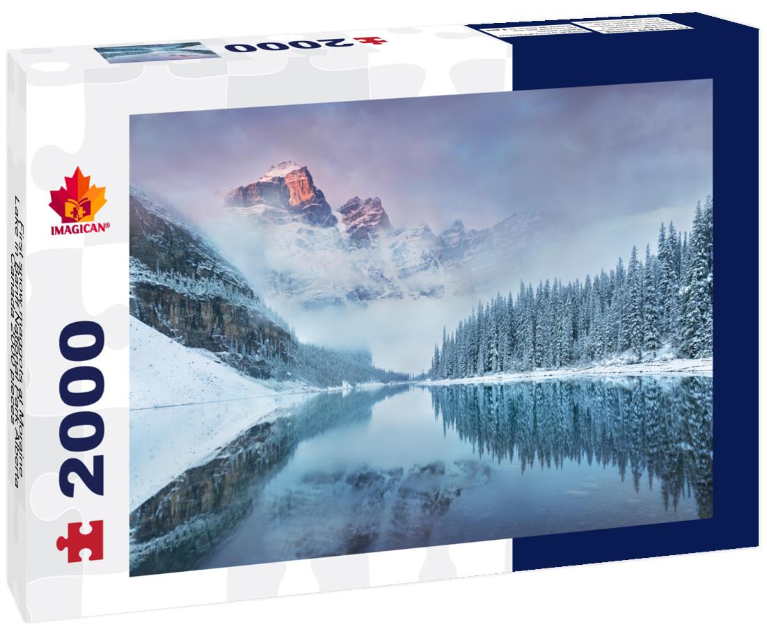 ImagiCan Jigsaw Puzzle First snow maggots at Moraine Lake in Banff National Park Alberta Canada 2000 pieces