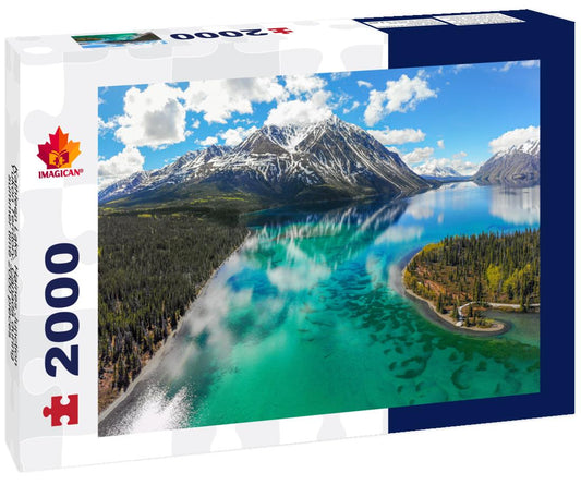 ImagiCan Jigsaw Puzzle Kathleen Lake, Haines Junction, Yukon Territory, Canada during summer time 2000 pieces