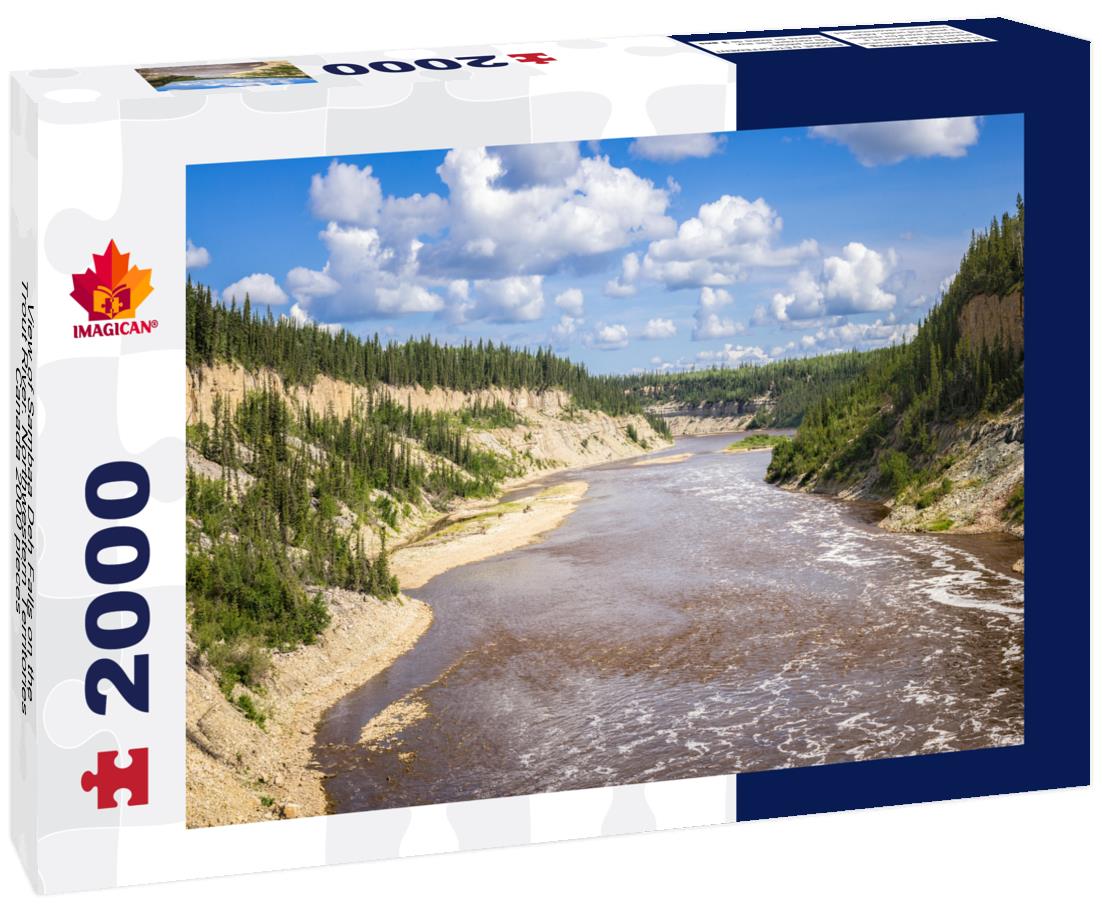 Sambaa Deh Falls on the Trout River. Northwestern Territories, Canada 2000pc Puzzle