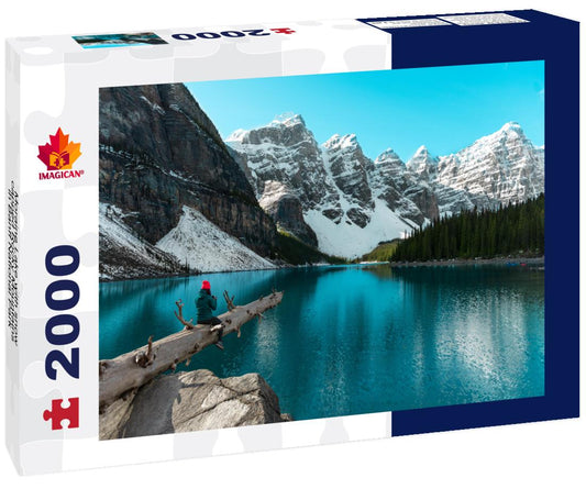 ImagiCan Jigsaw Puzzle Moraine Lake with snow-capped Rocky Mountains in Banff National Park, Alberta 2000 pieces