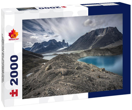 ImagiCan Jigsaw Puzzle Summit Lake, Akshayuk Pass, Baffin Island with mountains on background, Nunavut 2000 pieces