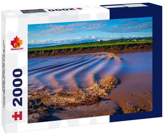 ImagiCan Jigsaw Puzzle Tidal bore on the Petitcodiac River Parc Bore in Moncton, New Brunswick, Canada 2000 pieces