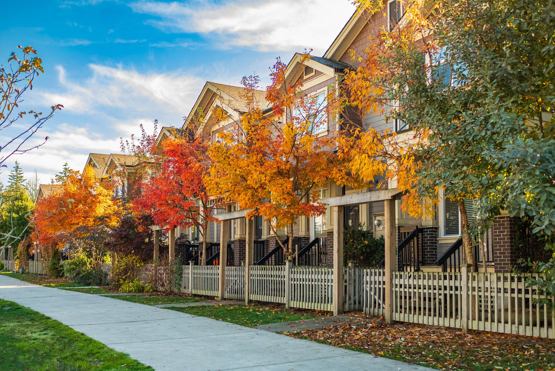 A colorful pedestrian promenade in a residential area in British Columbia Canada 2000pc Puzzle