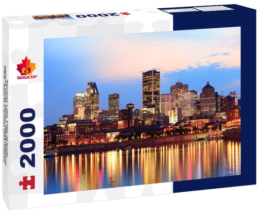 ImagiCan Jigsaw Puzzle Moraine Lake View of snow-capped rocky peaks, Banff National Park, Alberta Canada 2000 pieces