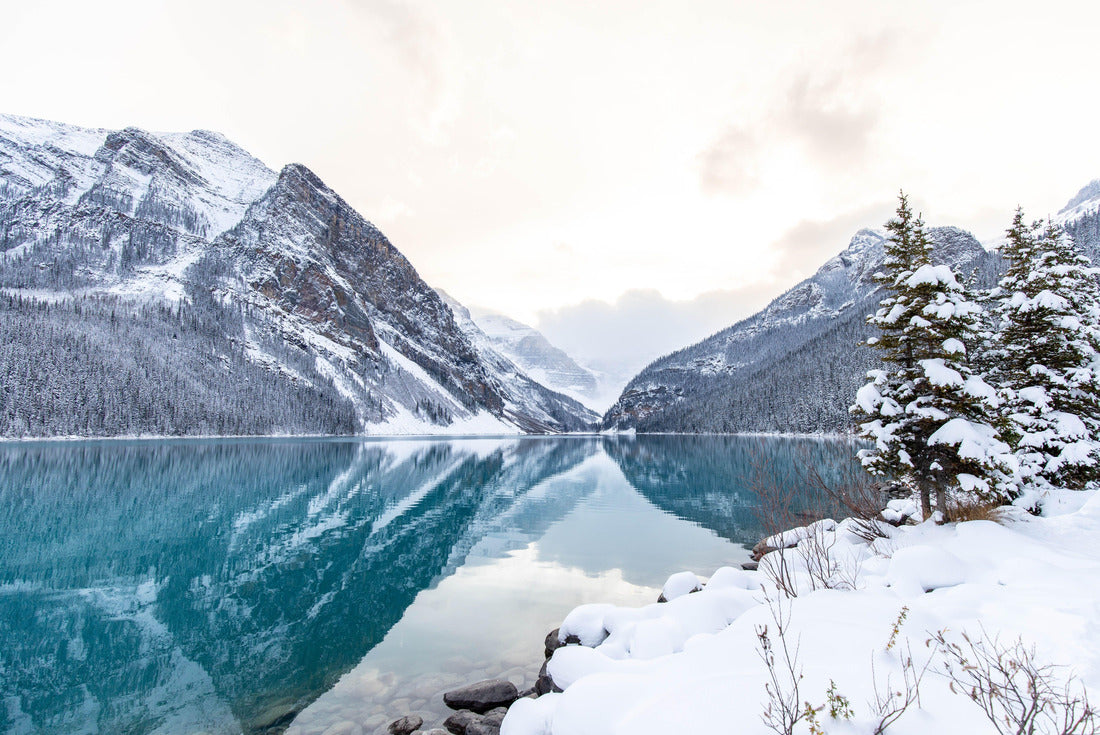 The beautiful view of Lake Louise in winter. Banff National Park, Alberta, Canada 2000pc Puzzle