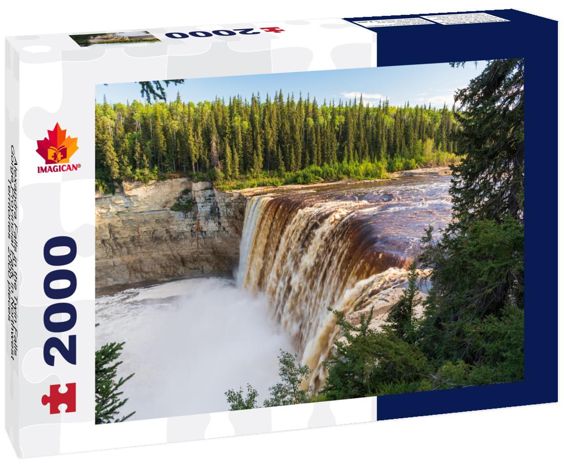 Alexandra Falls in the Twin Falls Gorge Provincial Park in Northwest Territories 2000pc Puzzle