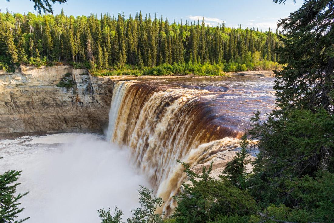 Alexandra Falls in the Twin Falls Gorge Provincial Park in Northwest Territories 2000pc Puzzle