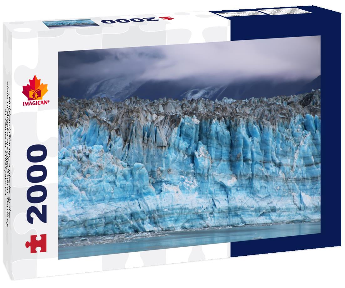 Hubbard Glacier, a glacier in the state of Alaska and the Yukon Territory in Canada 2000pc Puzzle
