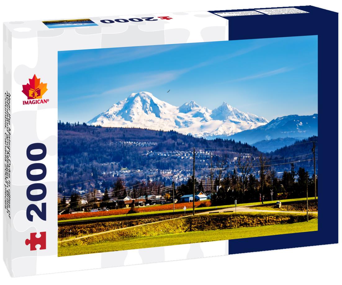 Near the Matsqui Dyke in cities of Abbotsford and Mission in British Columbia, Canada 2000pc Puzzle