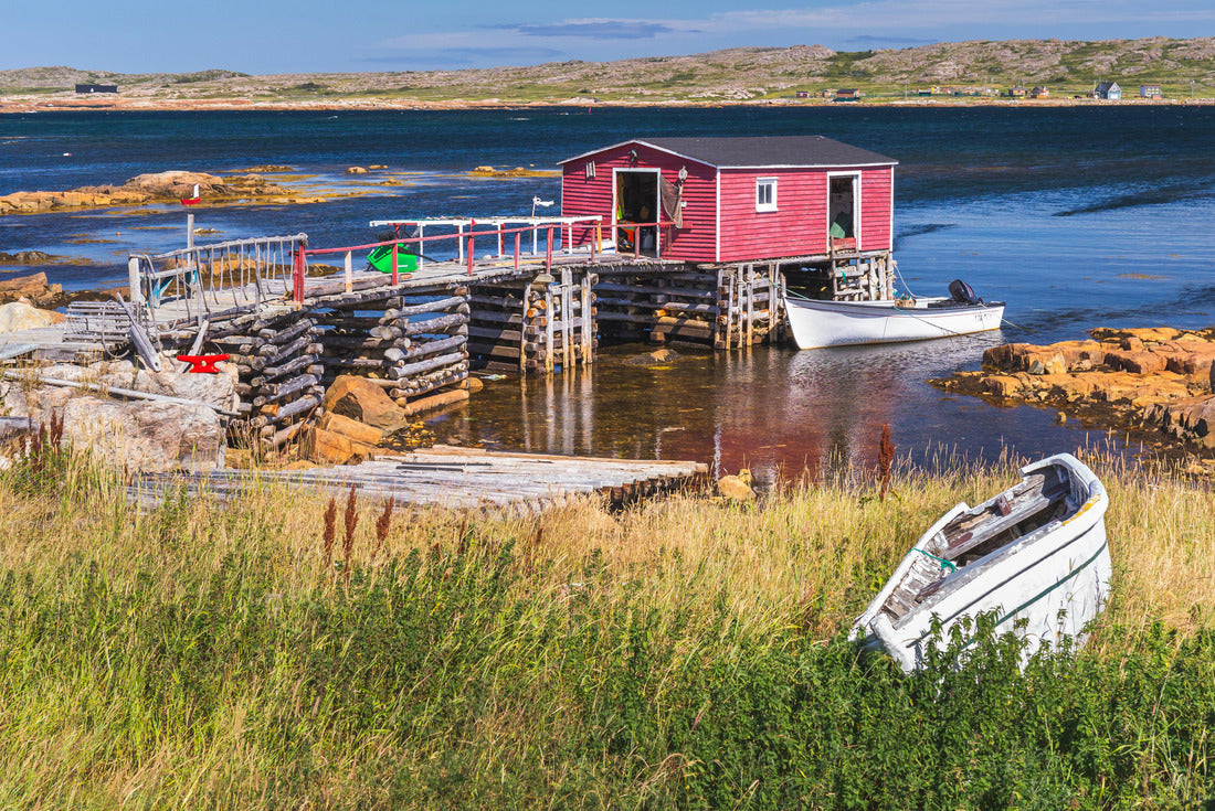 The fishing village of Joe Batt's Arm, Fogo Island, Newfoundland and Labrador, Canada 2000pc Puzzle