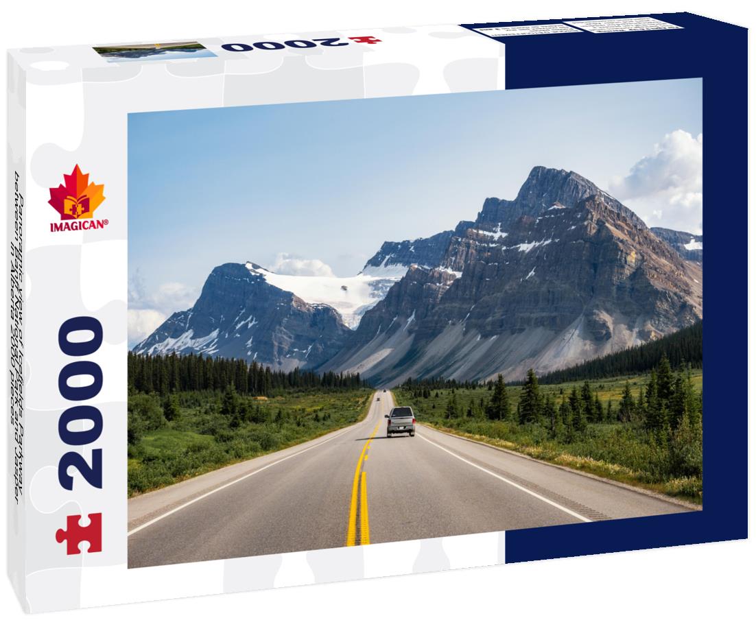 Icefields Parkway between Banff National Park and Jasper in Alberta 2000pc Puzzle