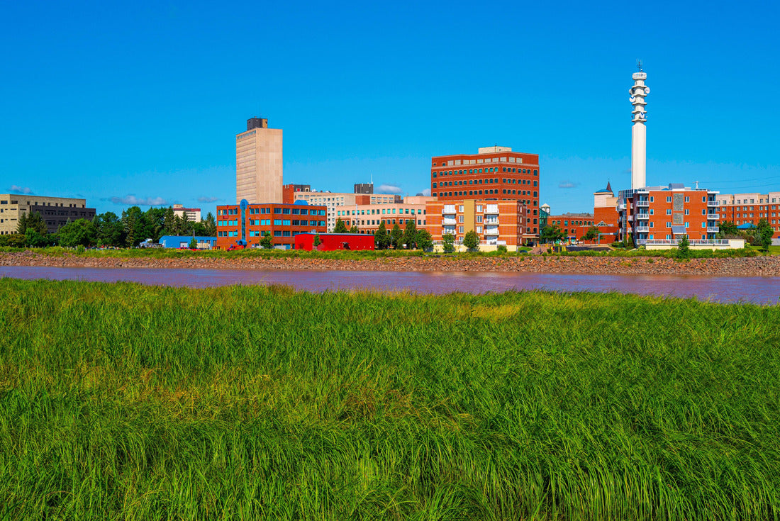 Moncton City and Petitcodiac River Skyline at Hawthorne Park in Riverview, New Brunswick 2000pc Puzzle