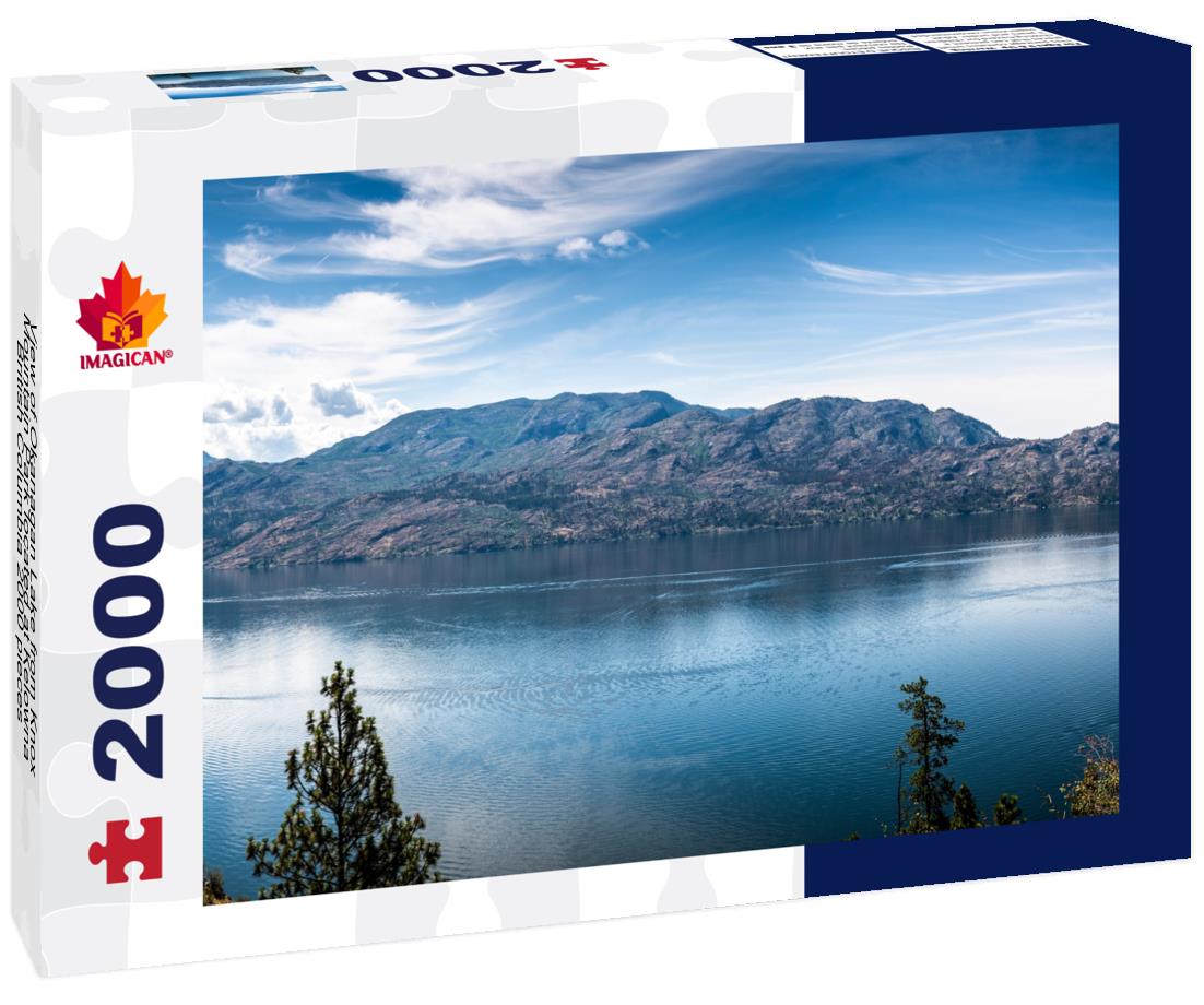 Okanagan Lake from Knox Mountain Park located at Kelowna British Columbia 2000pc Puzzle