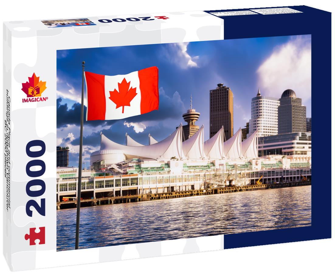 Canada Place and commercial buildings in downtown Vancouver, BC 2000pc Puzzle