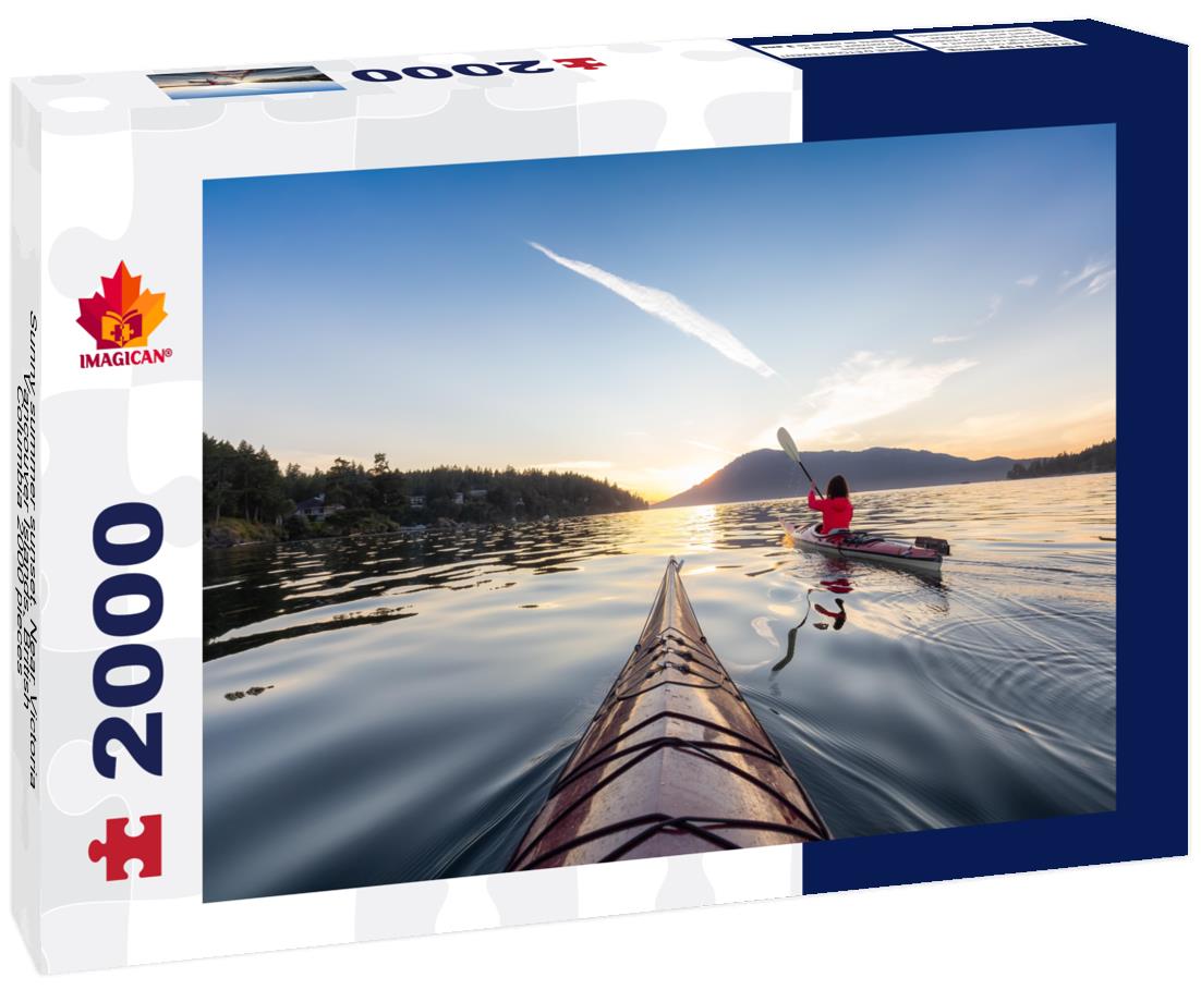 Sunny summer sunset. Near Victoria, Vancouver Islands, British Columbia 2000pc Puzzle