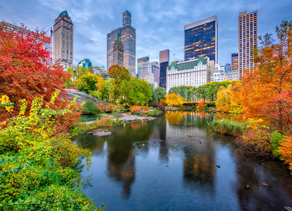Central Park New York in autumn