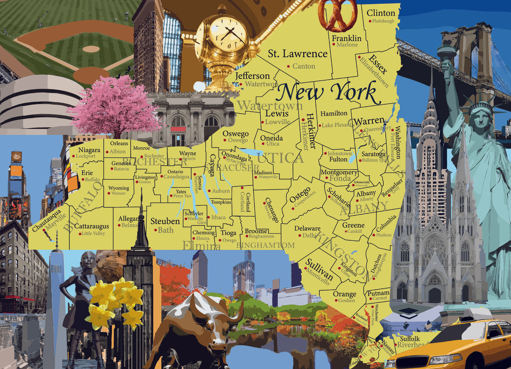 Map New York