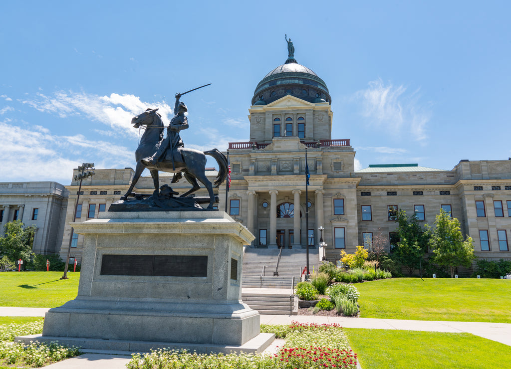 Thomas Francis Meagher Statue at the Montana State Capital