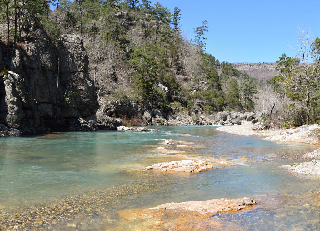 Little Missouri River Winding Stairs in Ouachita National Forest Arkansas