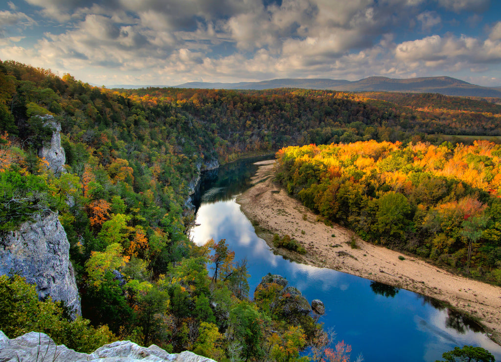 Buffalo National River from above, Arkansas
