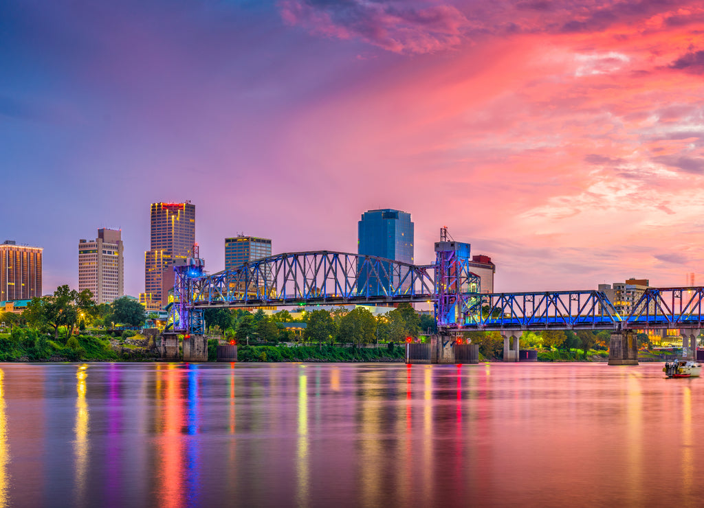 Little Rock, Arkansas, USA Skyline