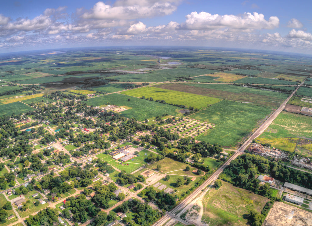 Aerial View of Blytheville, Arkansas