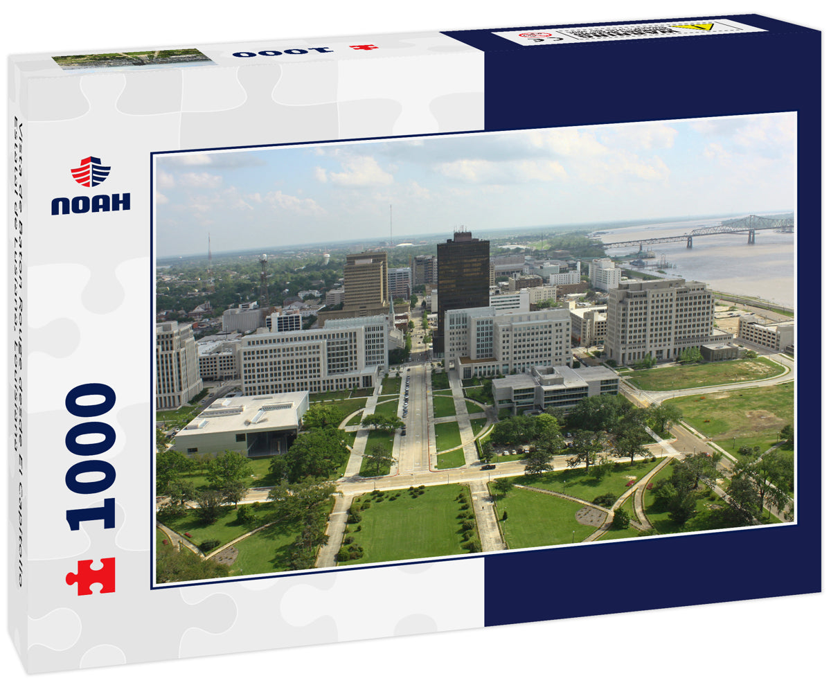 Vista de Baton Rouge desde El Capitolio Estatal de Lusiana, Louisiana