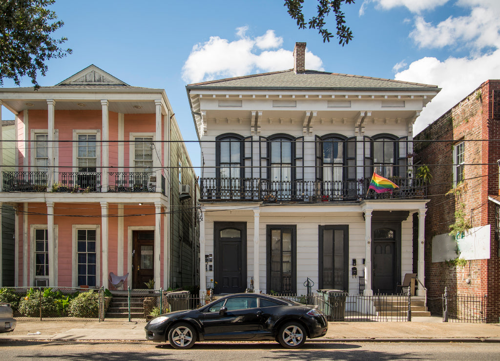 Historic house in a district of New Orleans, Louisiana