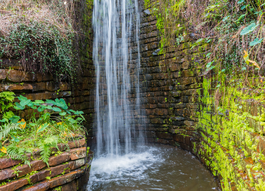 Small Garden Waterfall, Hodges Gardens, Florien, Louisiana, USA