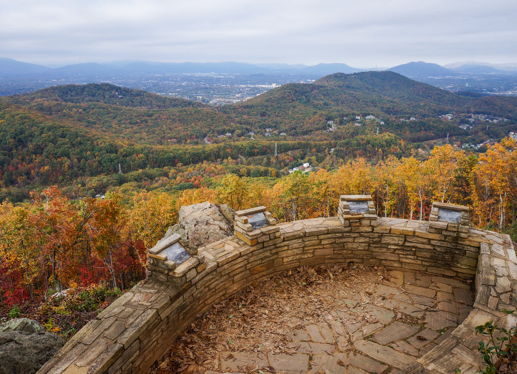 View from Roanoke Mountain, Blue Ridge Parkway, Virginia